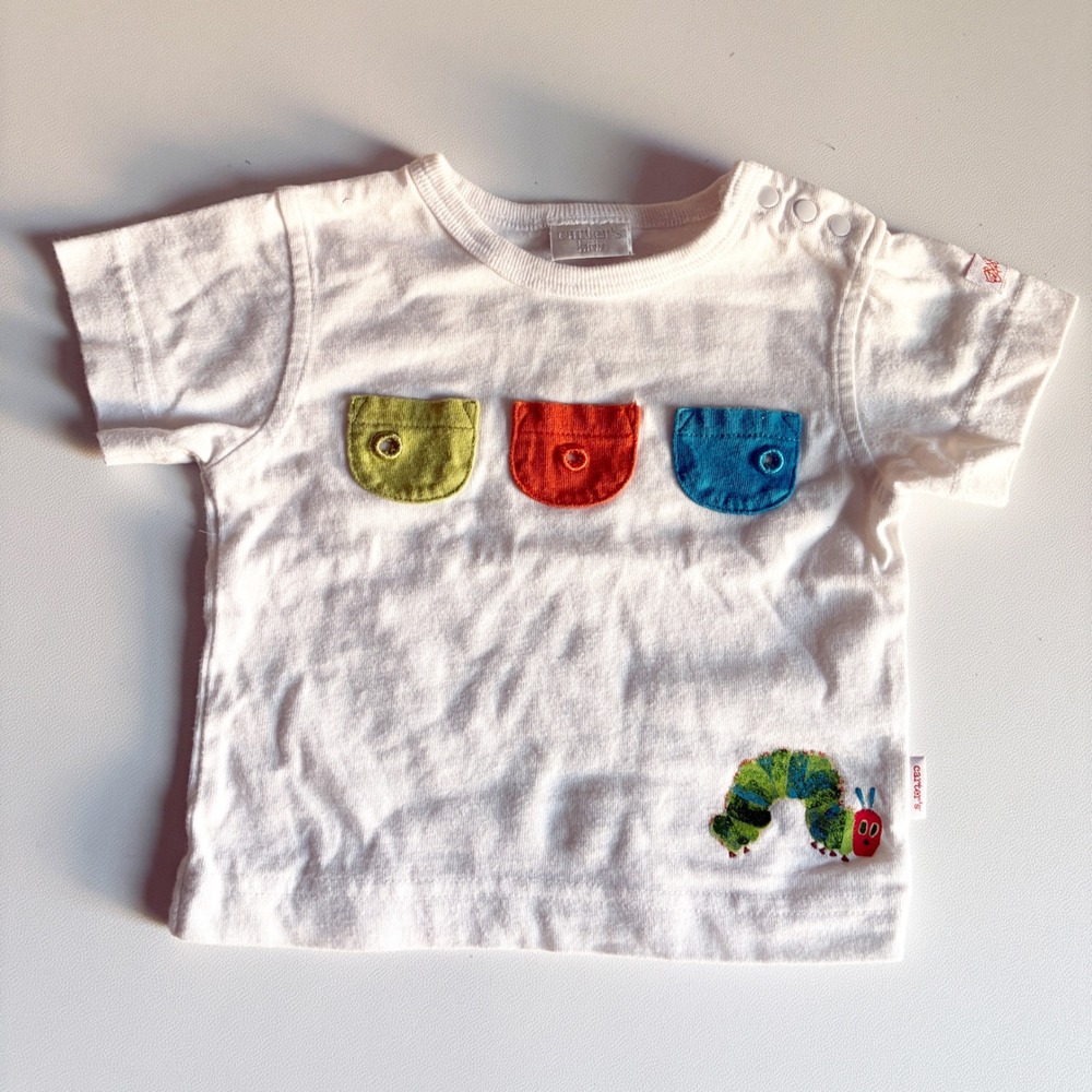 Carter's Baby Y2K Vintage The Very Hungry Caterpillar Eric Carle T-Shirt 6-9M